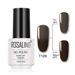 Гел Лак Термо 2в1 7ml T126 Rosalind Гел Лак Термо 2в1 7ml T126 Rosalind